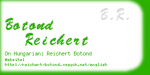 botond reichert business card